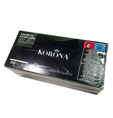 Гильзы для табака "KORONA" (Корона) Slim Menthol 6.5/15мм (250)